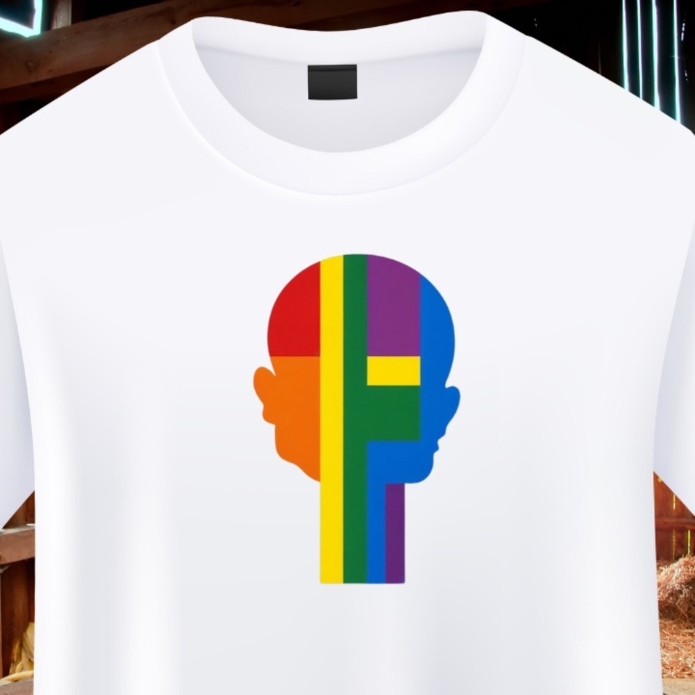 The Face of Equality Men’s T-Shirt, Gay Pride T-Shirt, Funny Gay Themed T-shirt